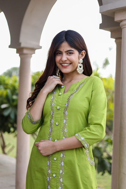 Kurta set green